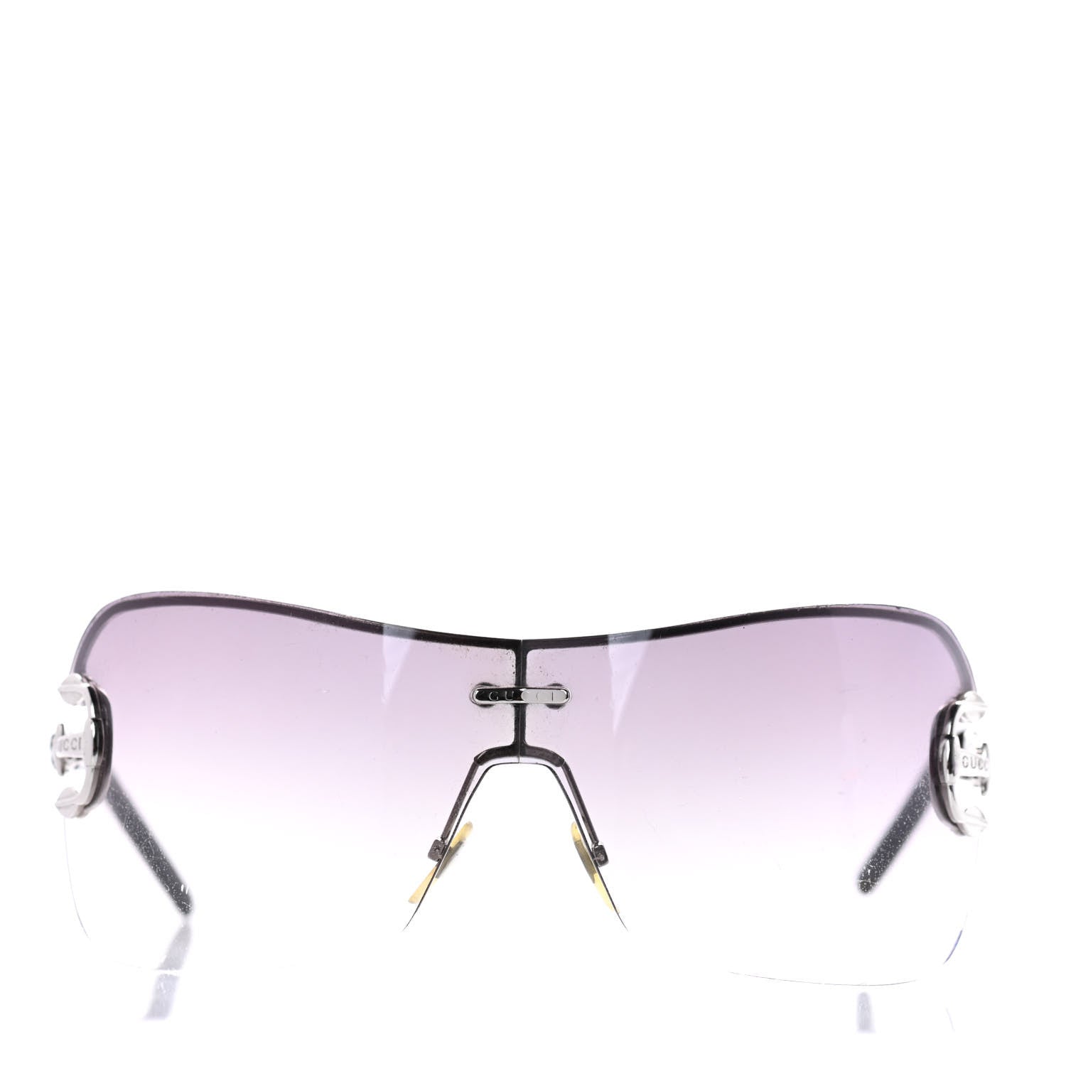 Gucci Semi Rimless Marina Chain Sunglasses Purple 2 of 6