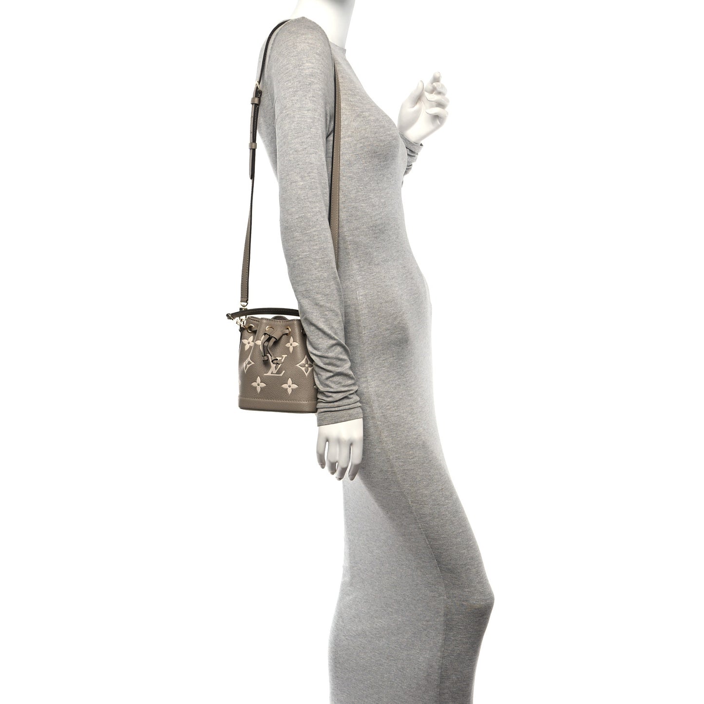 Empreinte Monogram Giant Nano Noe Tourterelle Creme