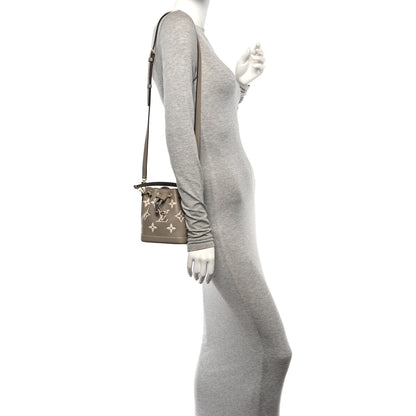 Louis Vuitton Empreinte Monogram Giant Nano Noe Tourterelle Creme 2 of 9