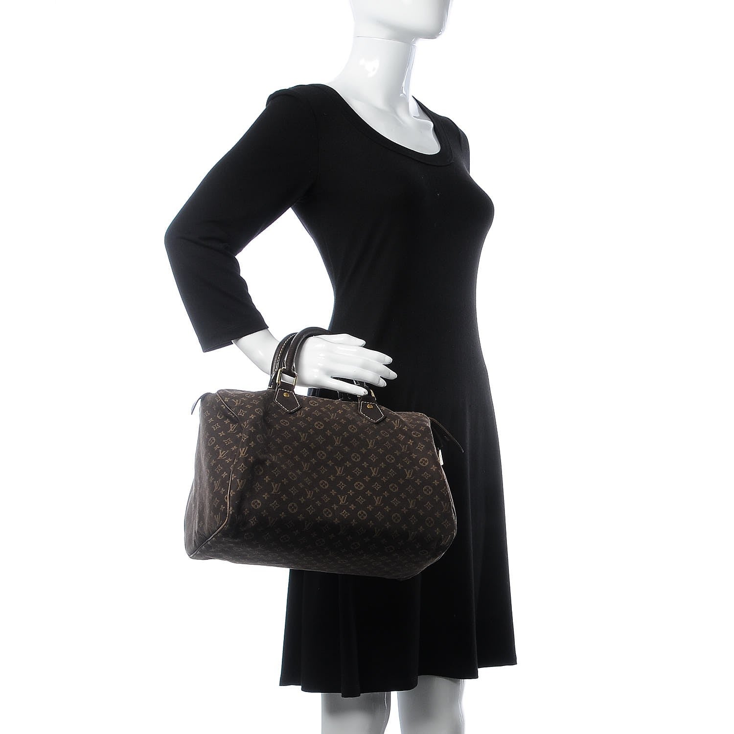 Louis Vuitton Mini Lin Speedy 30 Ebene 2 of 12