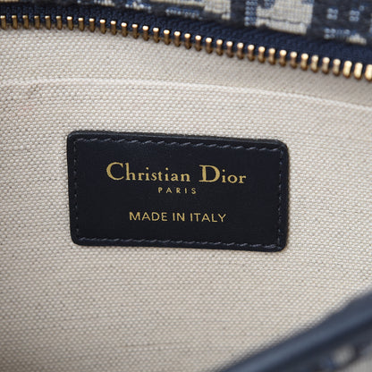 Christian Dior Oblique Diorquake Clutch Blue 5 of 7