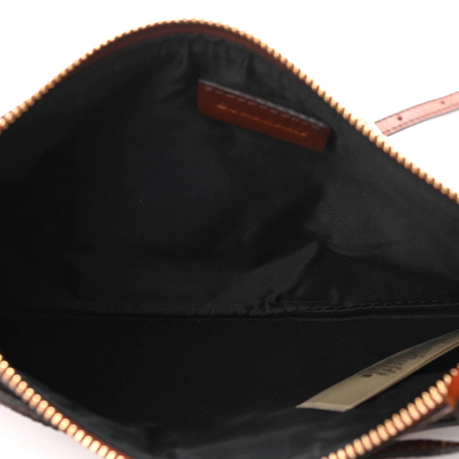 Burberry House Check Bridle Calfskin Peyton Crossbody Dark Tan 5 of 11