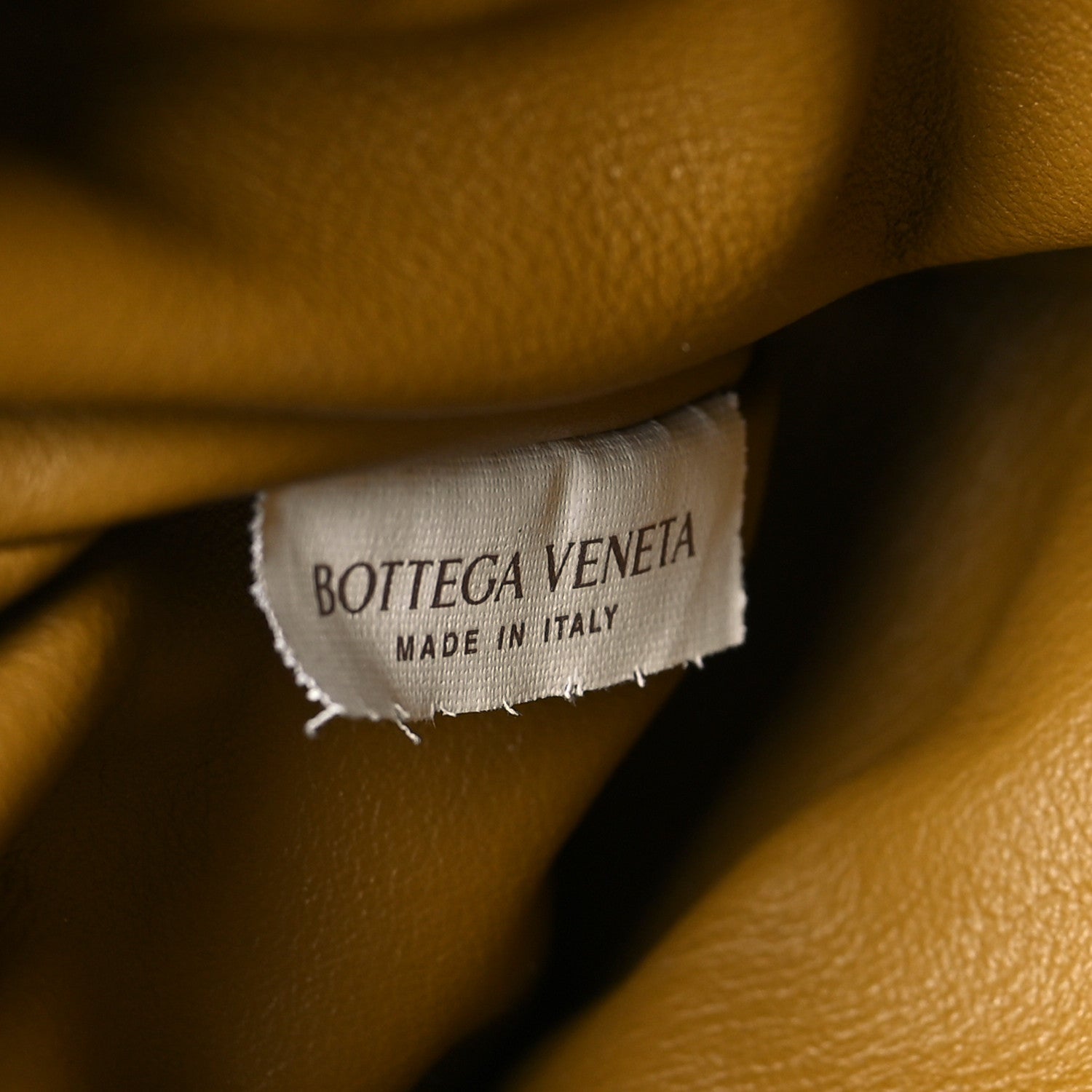 Bottega Veneta Calfskin The Pouch Chain Moutarde 6 of 9