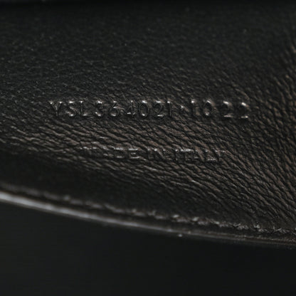 Saint Laurent Grain De Poudre Medium Monogram Kate Satchel Dark Beige 7 of 10