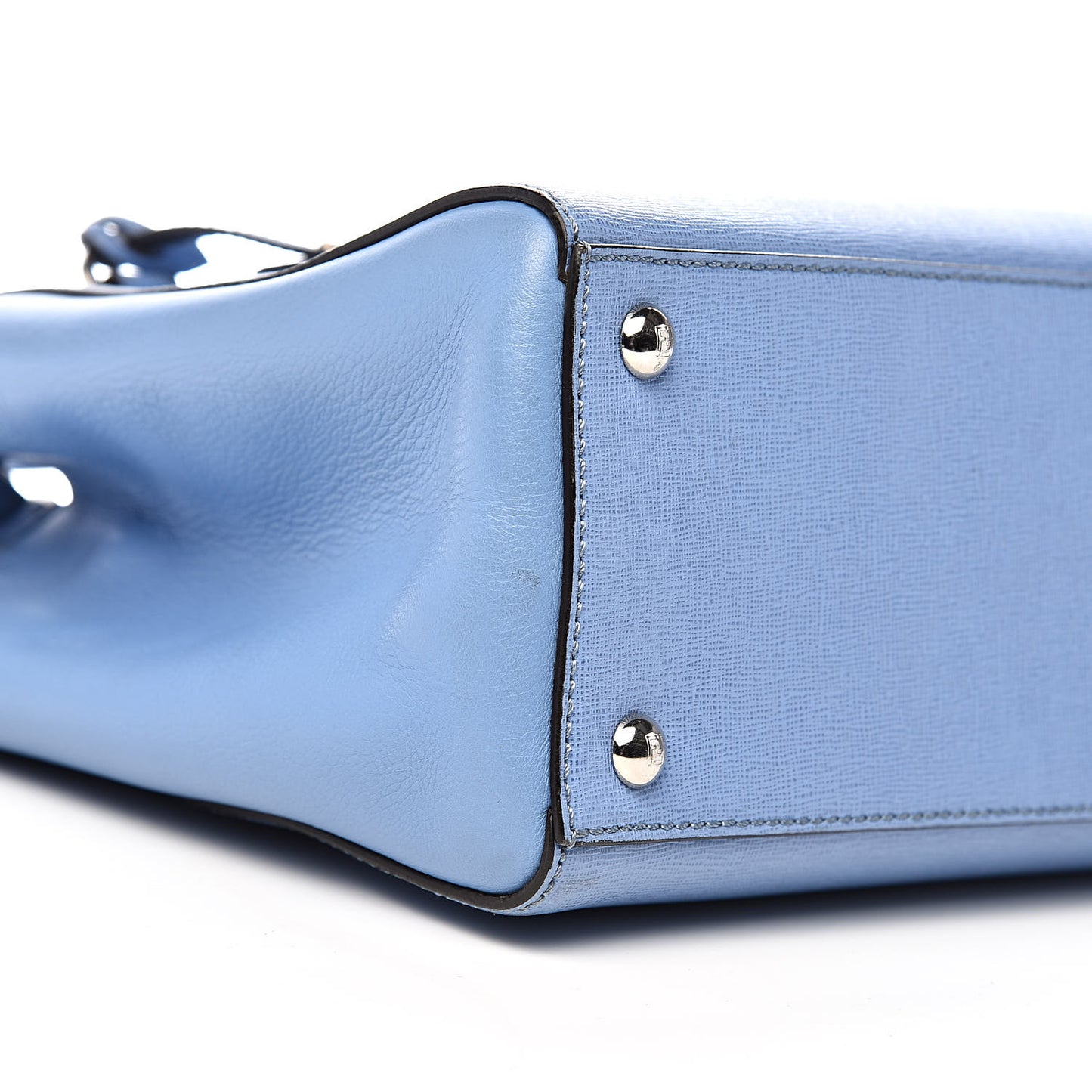 Vitello Elite Flamingo Petite 2Jours Tote Azzurro Nebula