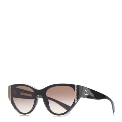Chanel CC Cat Eye Sunglasses 6054 Brown 1 of 8