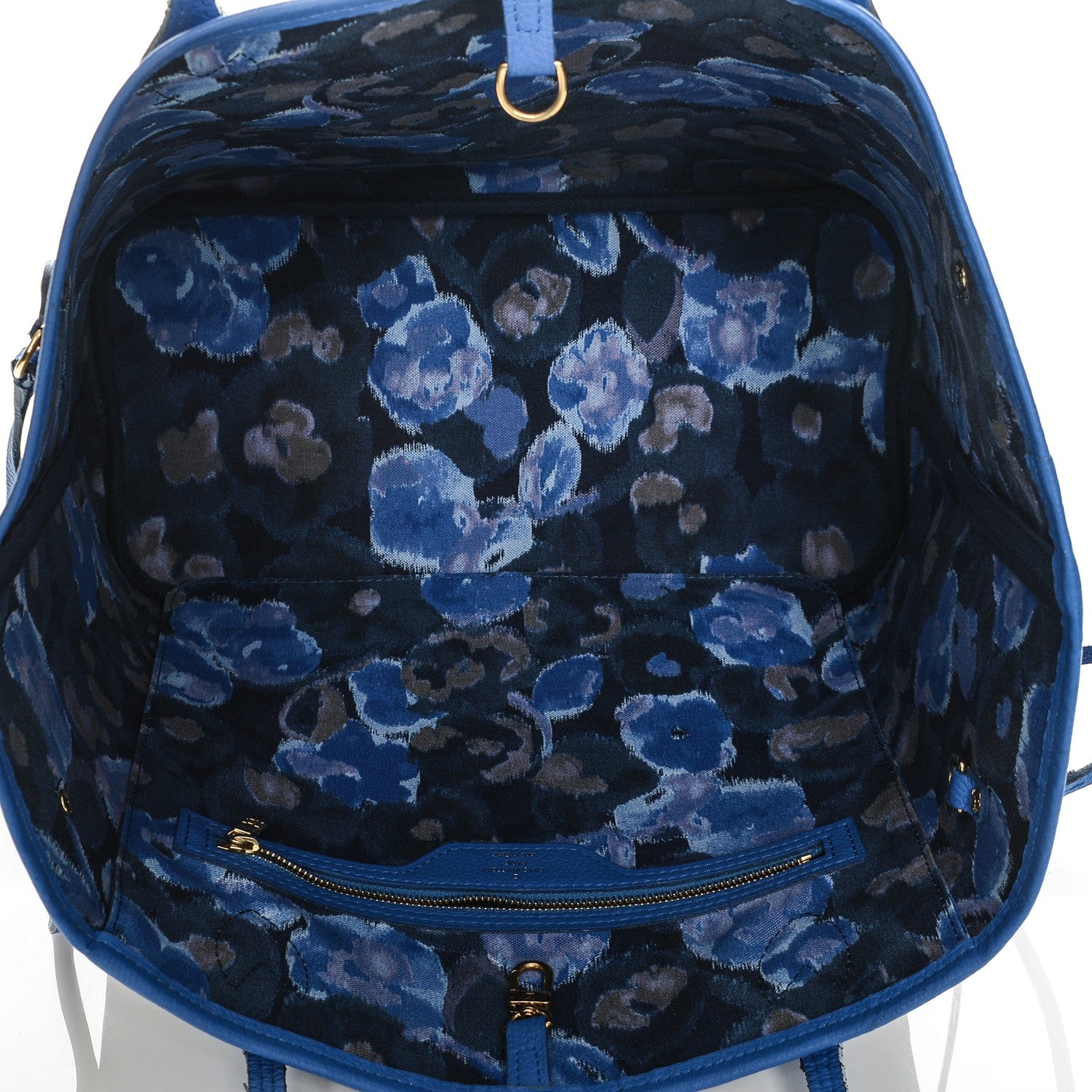 Louis Vuitton Monogram Articles de Voyage Ikat Neverfull MM Grand Blue 5 of 10