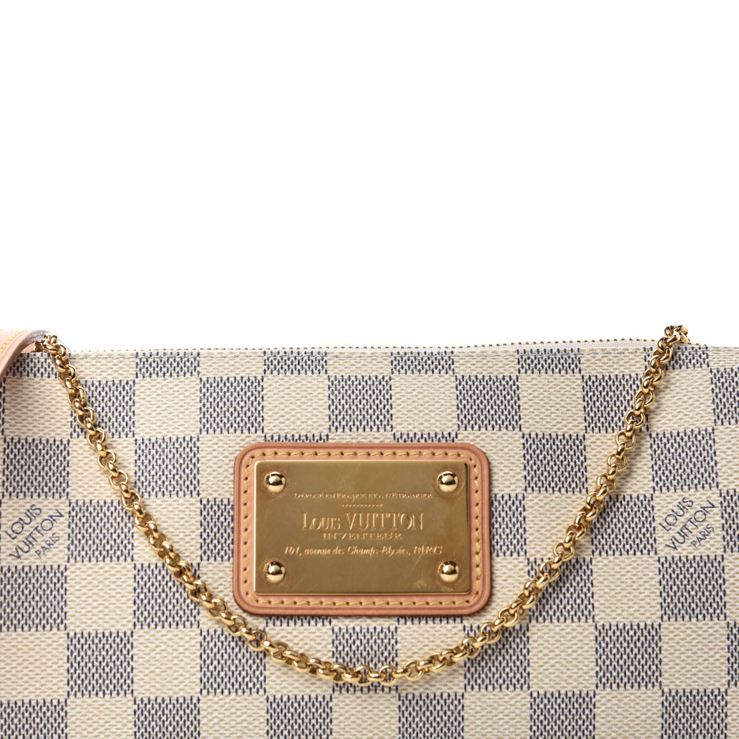 Louis Vuitton Damier Azur Eva Clutch 10 of 10
