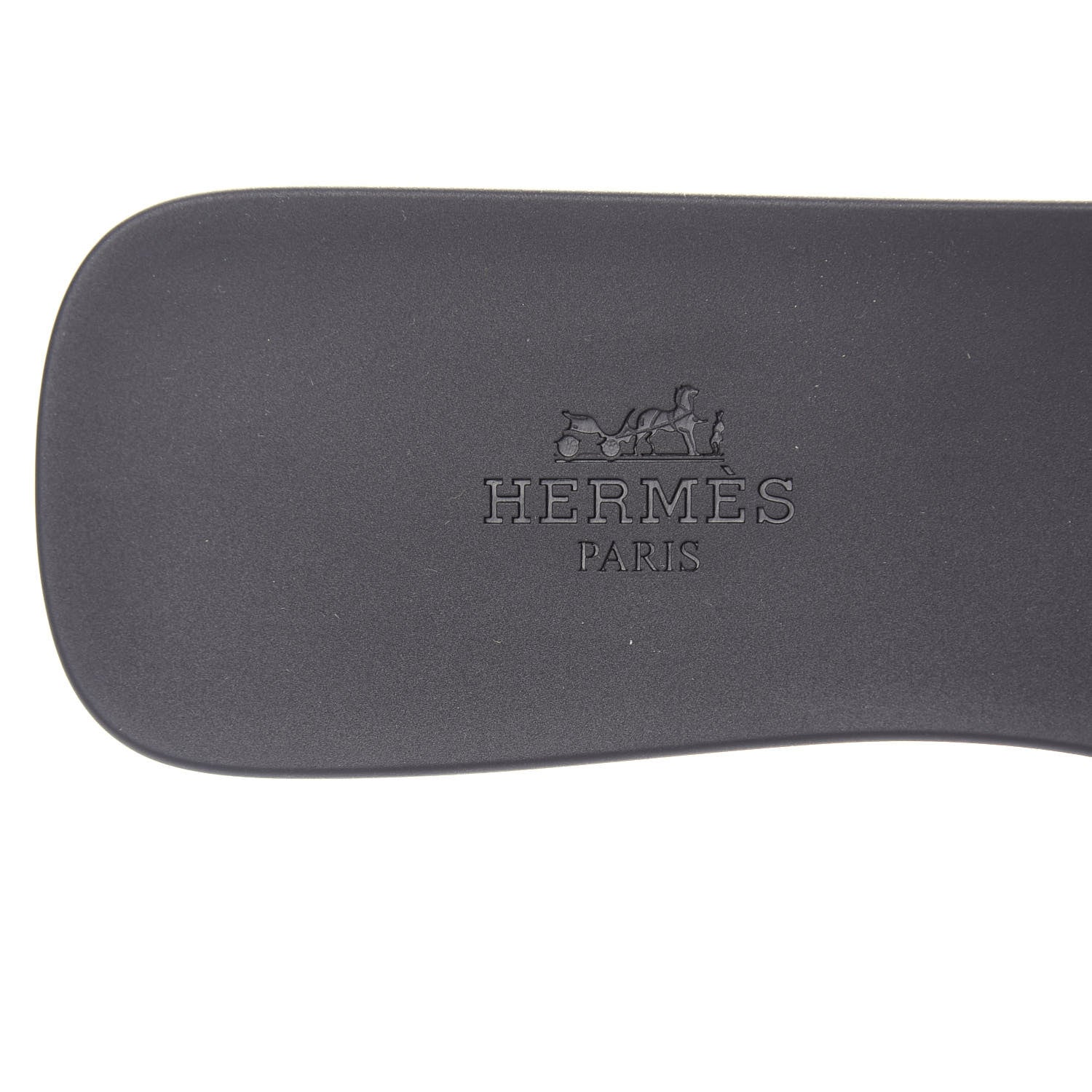 Hermes Rubber Aloha Sandals 37 Black 10 of 11