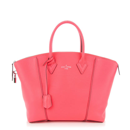 Louis Vuitton Cuir Taurillon Soft Lockit PM Rose Litchi 1 of 7