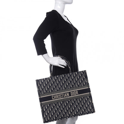 Christian Dior Oblique Book Tote Blue Multicolor 2 of 9
