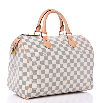 Louis Vuitton Damier Azur Speedy 30 3 of 13