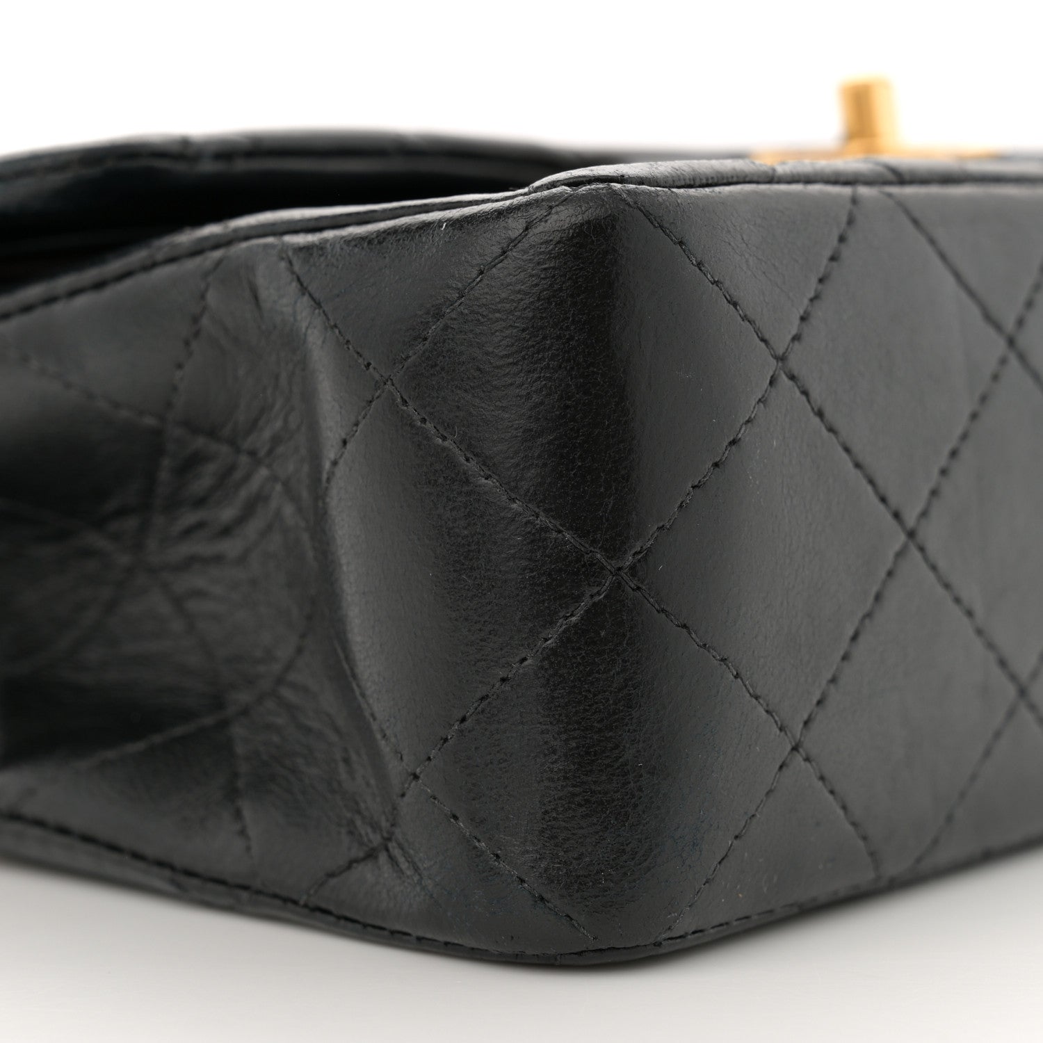 Chanel Lambskin Quilted Small Double Flap Black 9 of 14