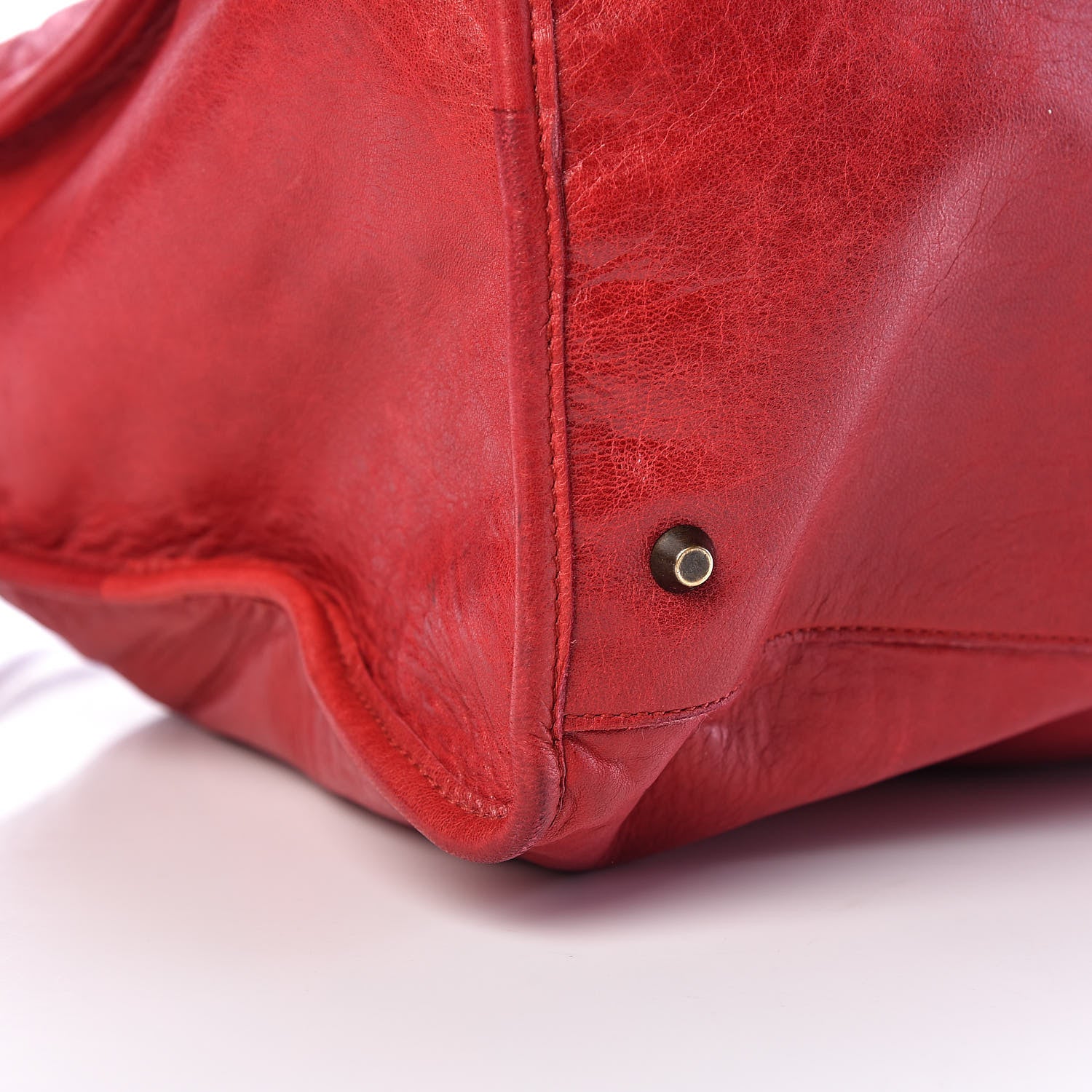 Balenciaga Agneau Classic Hardware Work Rouge Vif 12 of 14