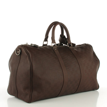 Louis Vuitton Damier Infini Keepall Bandouliere 45 Meteor 3 of 7