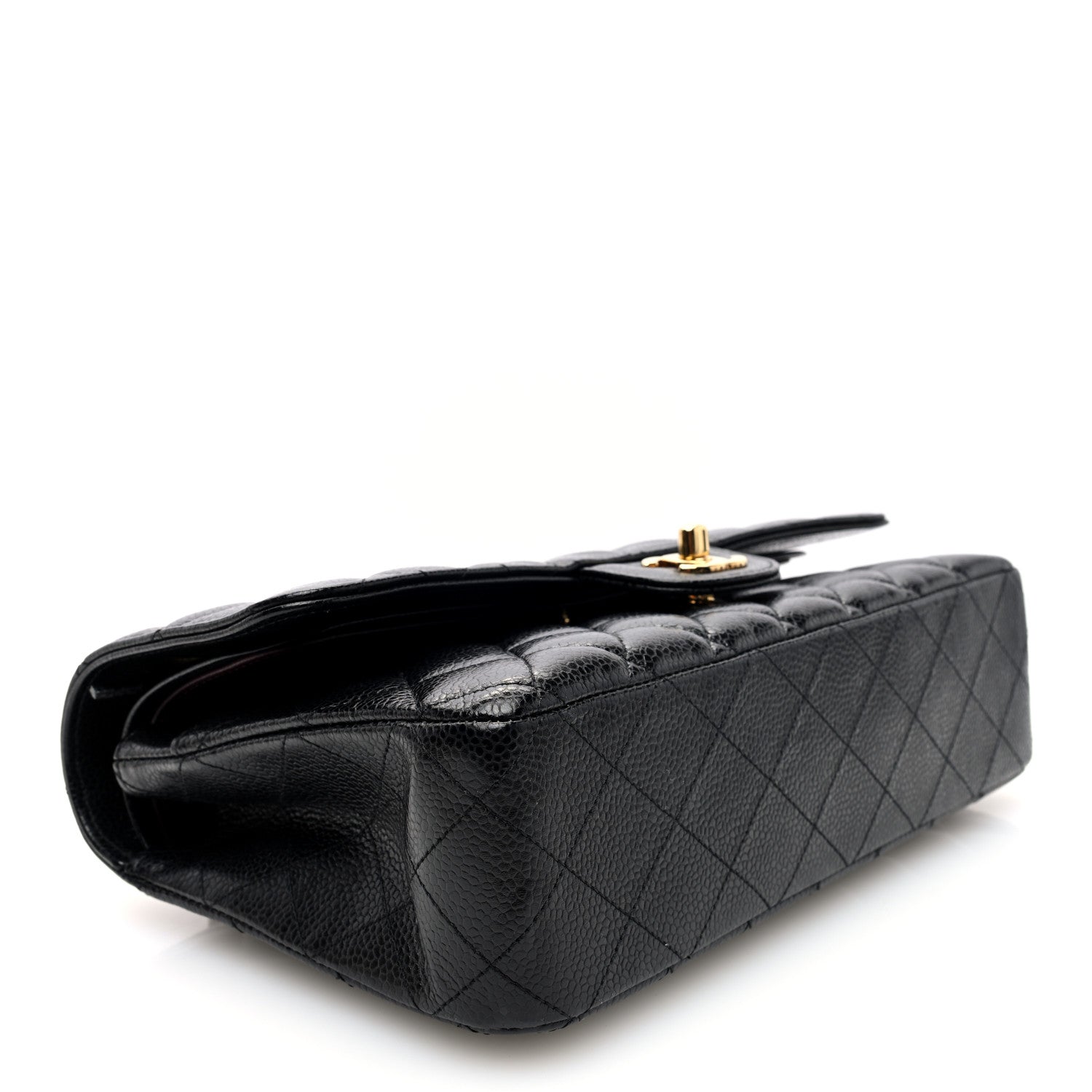 Chanel Caviar Quilted Medium Double Flap Black 4 of 11