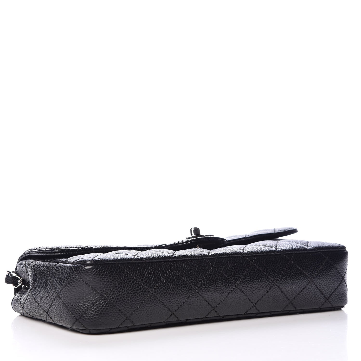 Chanel Caviar Quilted East West Flap Black 4 of 10