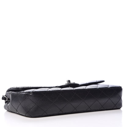 Chanel Caviar Quilted East West Flap Black 4 of 10