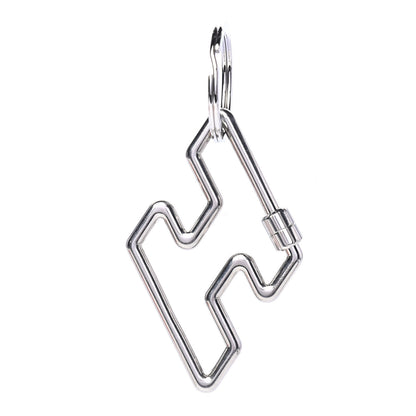 Hermes Stainless Steel H Too Speedy Key Ring 1 of 3