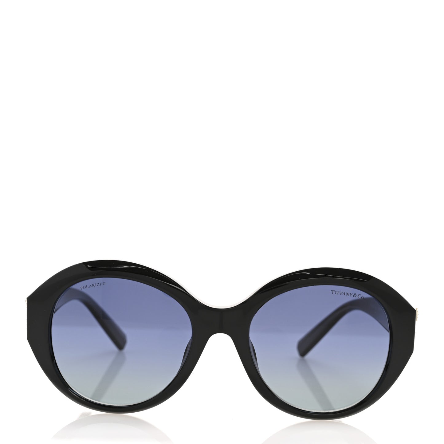 Crystal T Round TF 4227-B Sunglasses Black
