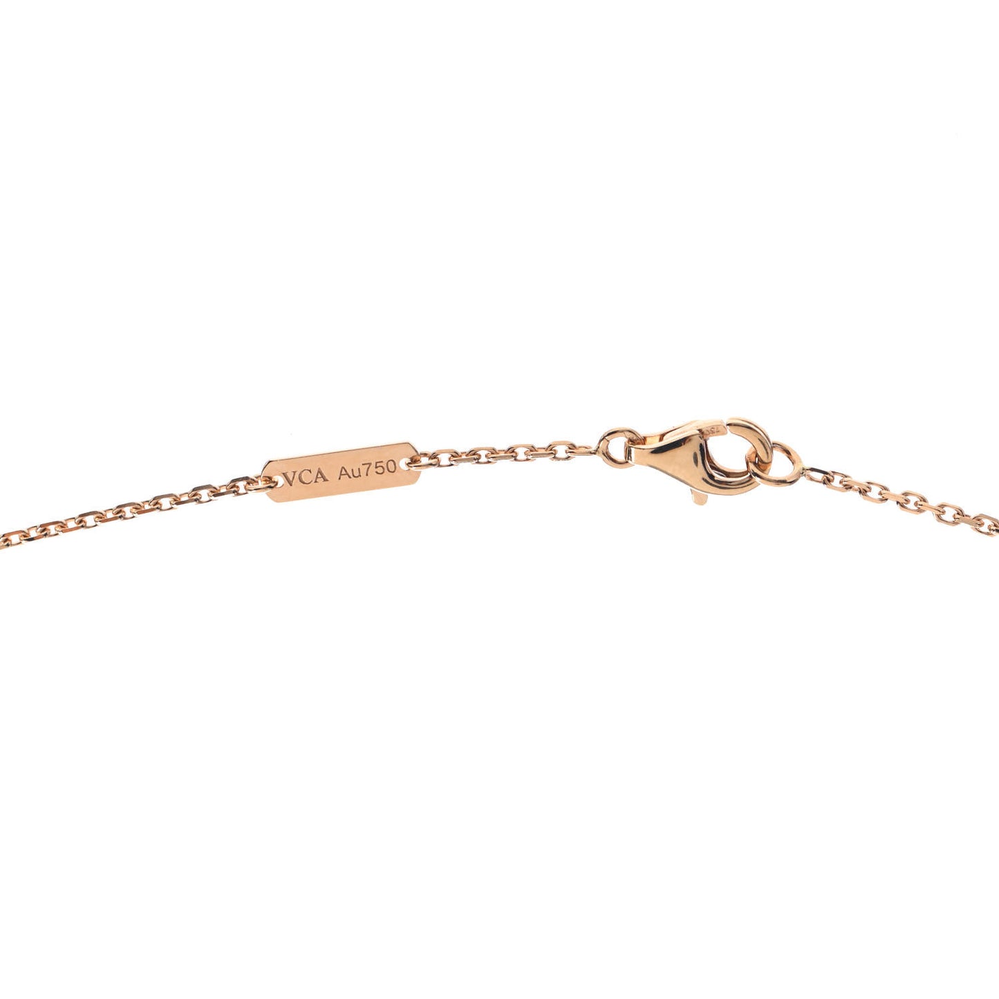 18K Yellow Gold Turquoise Vintage Alhambra Pendant Necklace