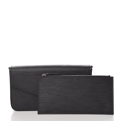 Louis Vuitton Epi Pochette Felicie Black 3 of 12