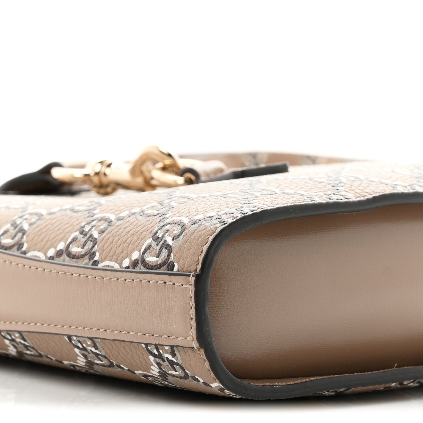 GG Shadow Monogram Mini Bucket Bag Beige