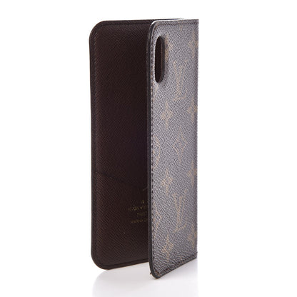 Louis Vuitton Monogram iPhone X Folio Case 3 of 9