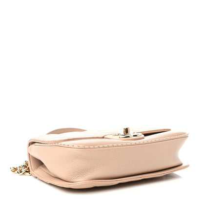 Chanel Caviar Quilted Small Studded Flap Beige 4 of 9