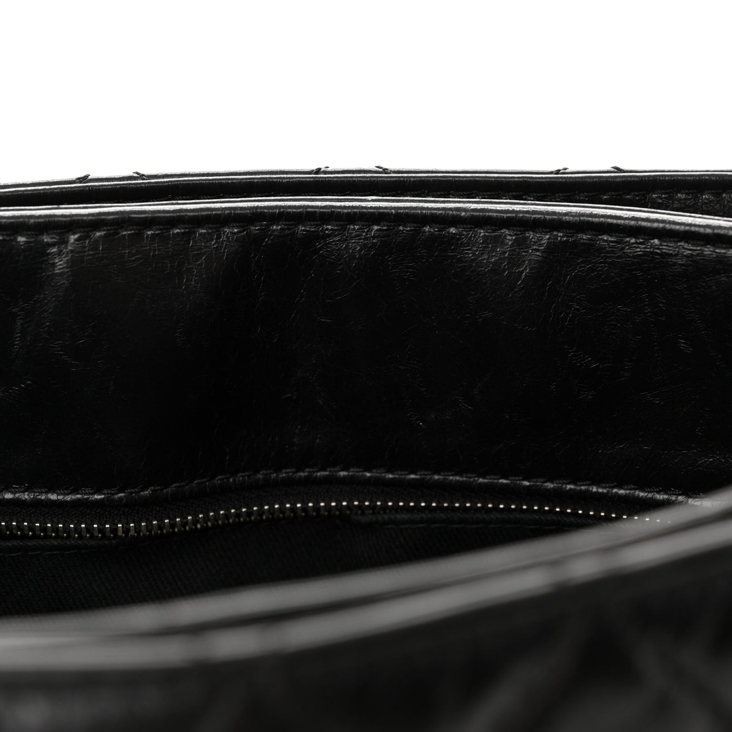 Calfskin Quilted Medium Coco Soft Tote Black