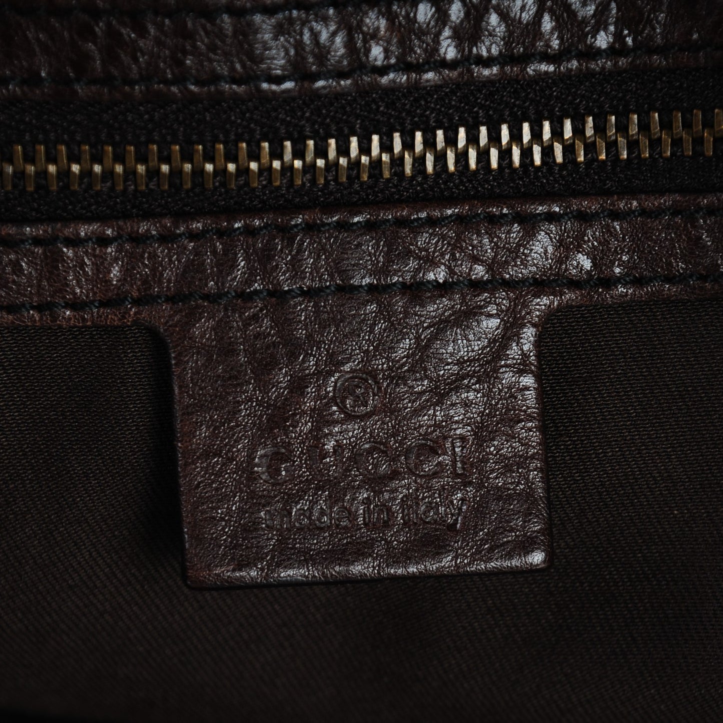 Monogram Large Jockey Hobo Dark Brown