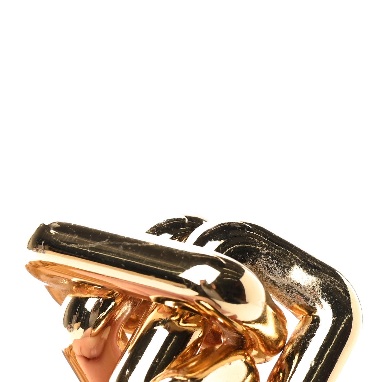 Calfskin The Pouch Chain Ocra