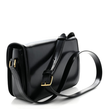 Celine Shiny Calfskin Medium Triomphe Black 3 of 11