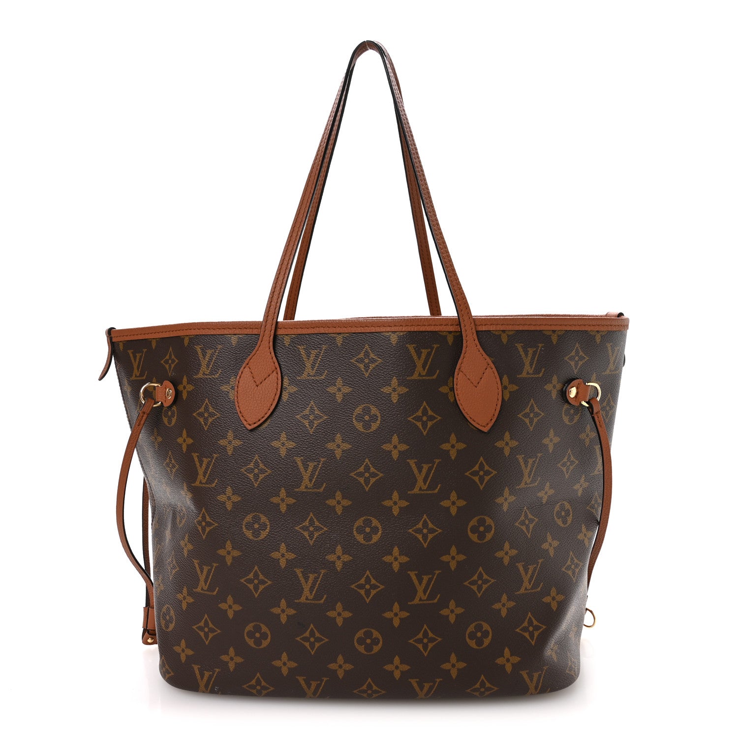 Louis Vuitton Monogram Calfskin Neo Neverfull Inside Out MM Tan 1 of 18