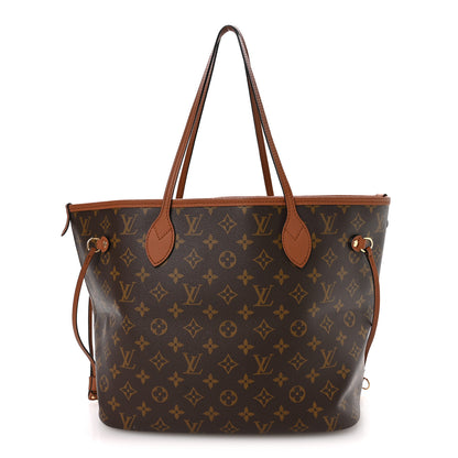 Louis Vuitton Monogram Calfskin Neo Neverfull Inside Out MM Tan 1 of 18