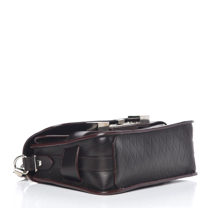 Proenza Schouler Diamond Calfskin Embossed Mini PS11 Classic Shoulder Bag Dark Brown 4 of 11