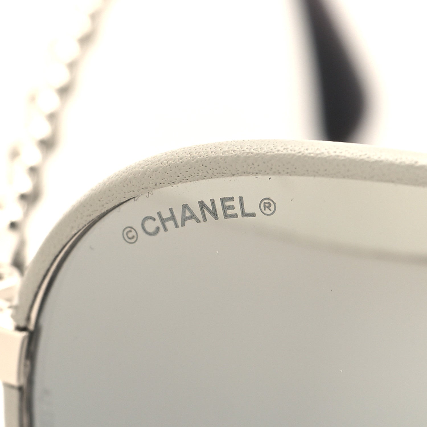 Chanel Pilot Winter Sunglasses 4219-Q White 7 of 8