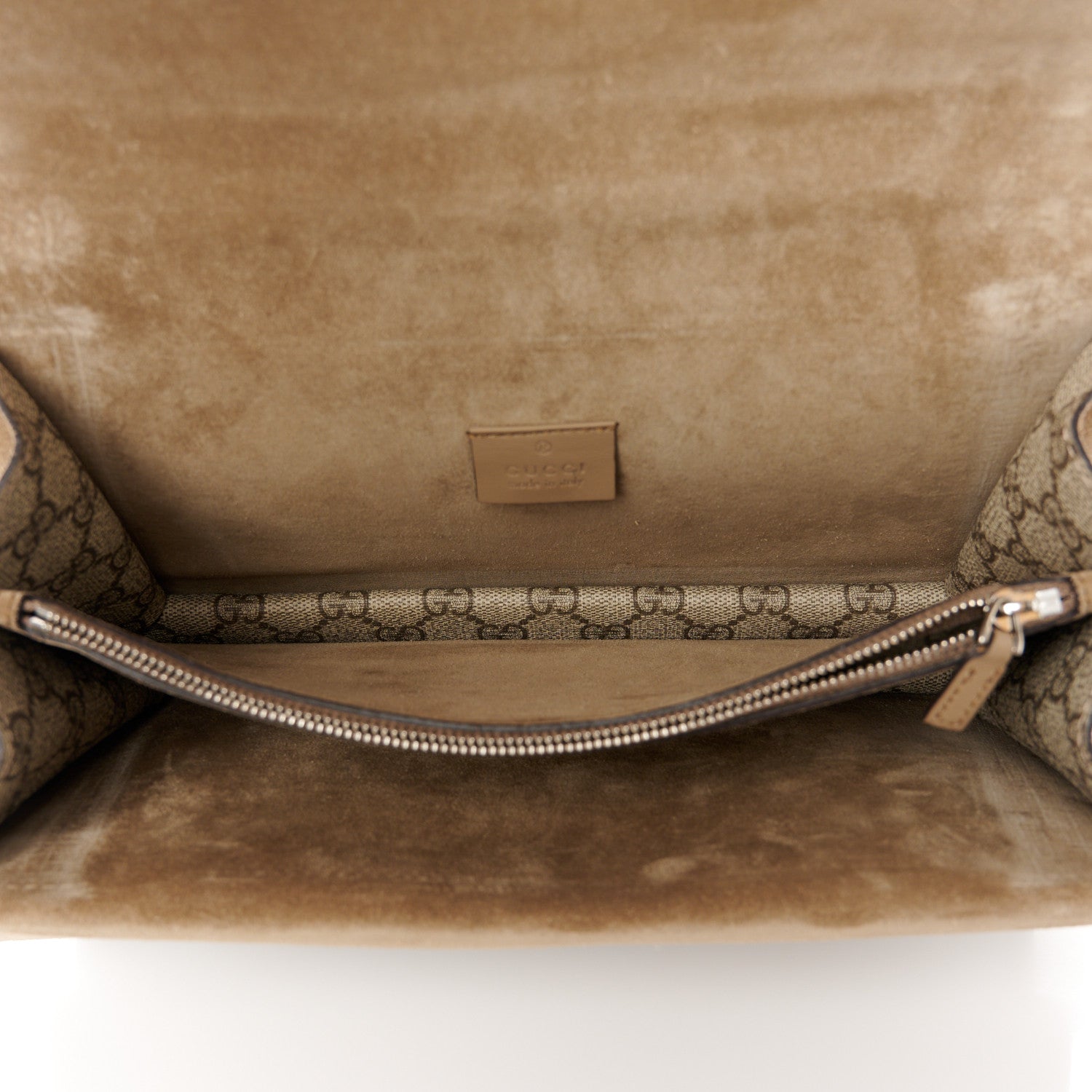 Gucci GG Supreme Monogram Small Dionysus Shoulder Bag Taupe 5 of 12