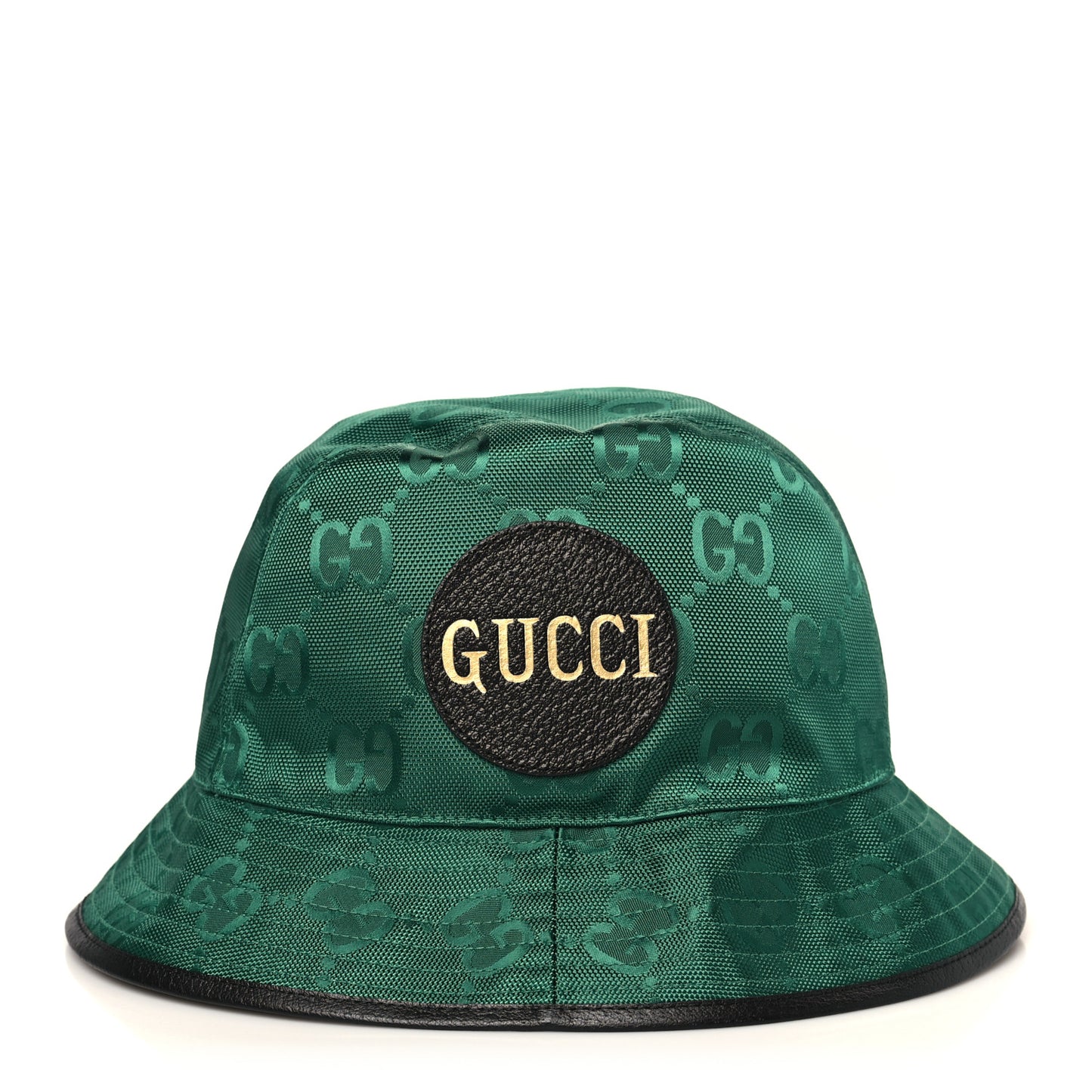 Econyl Nylon Monogram Off The Grid Will Bucket Hat XL Scrabble Green Black