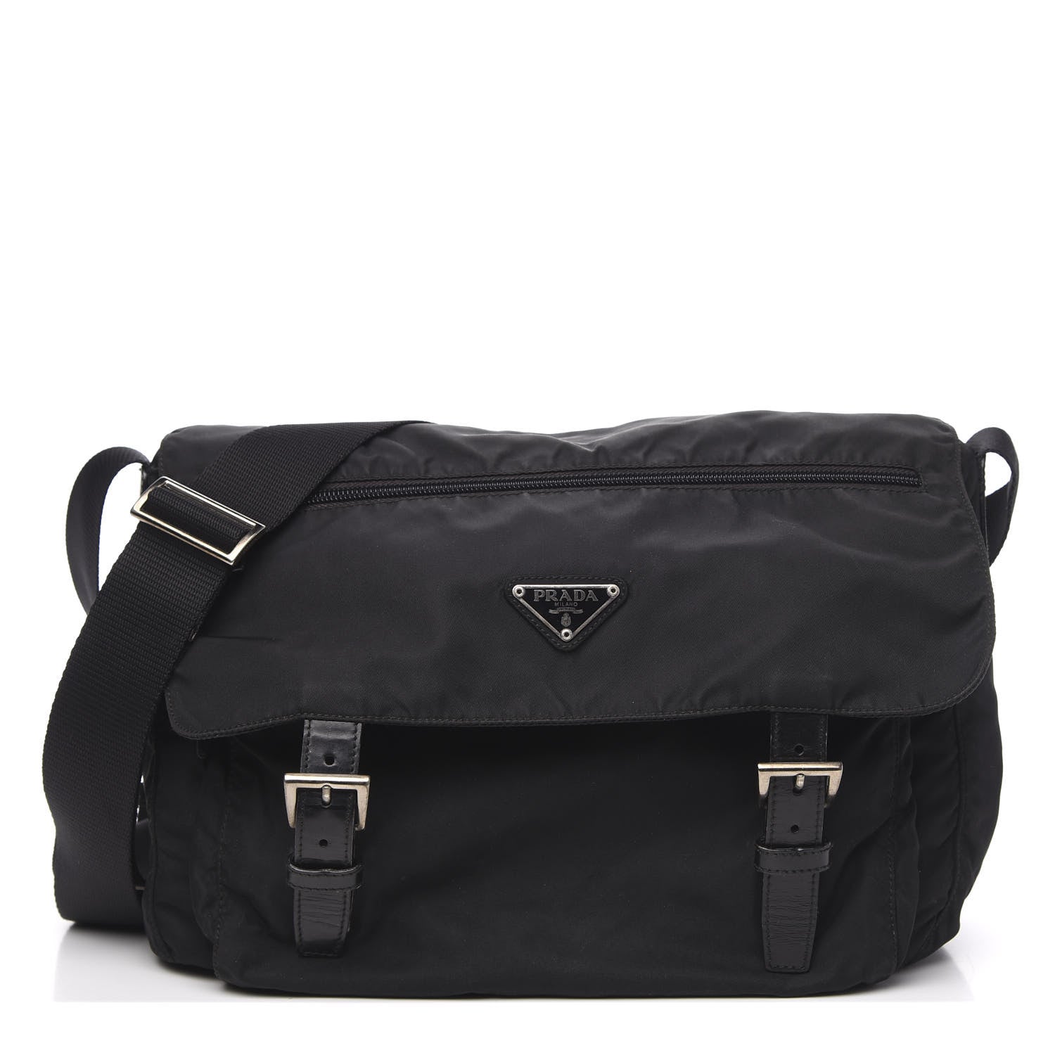 Prada Nylon Vela Sport Messenger Bag Black 1 of 10