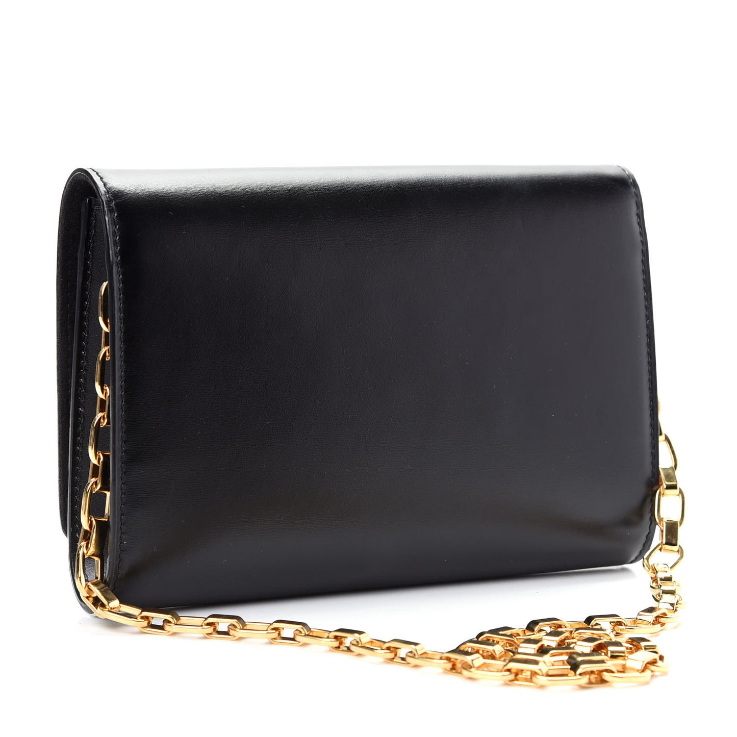 Calfskin Chain Louise MM Black