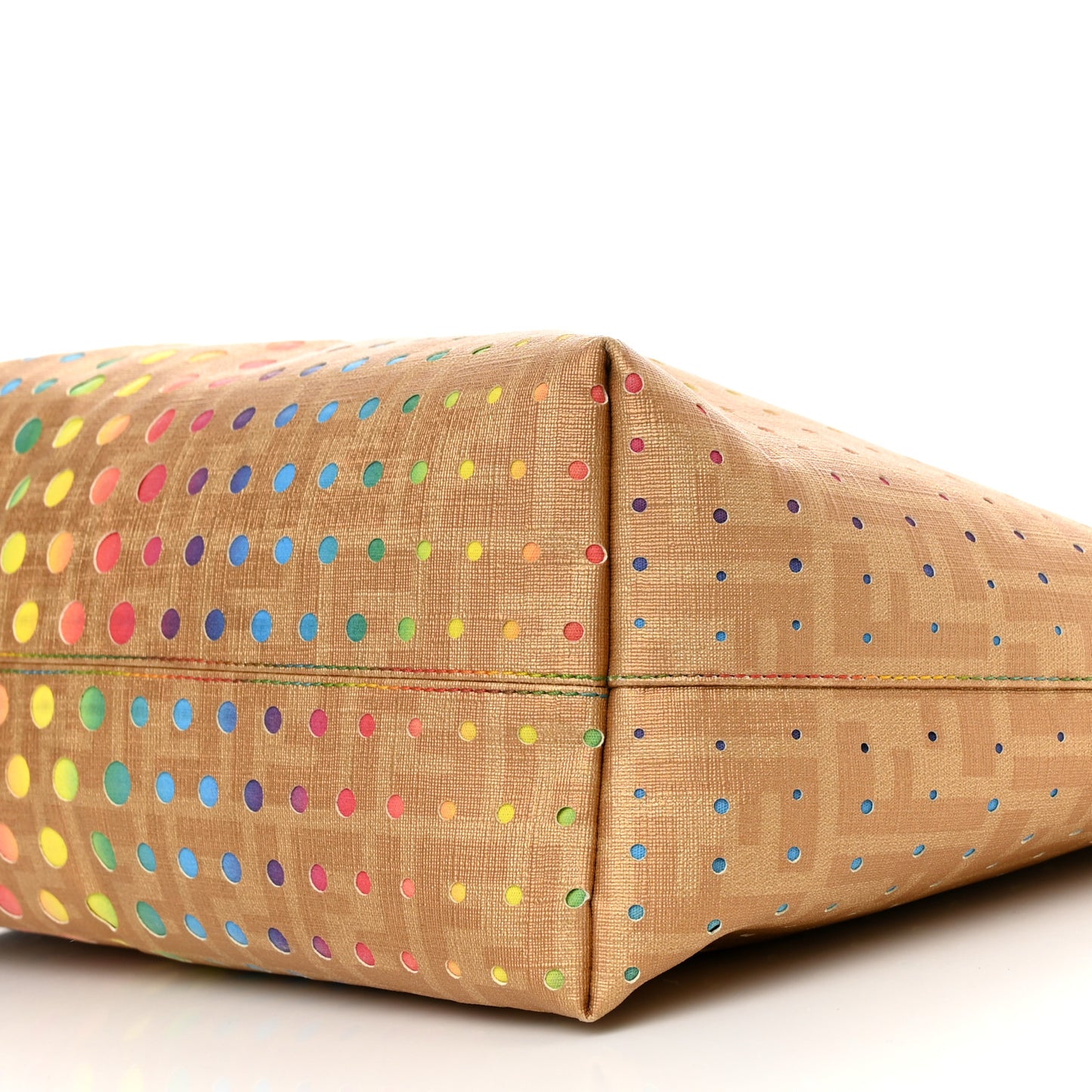 Zucca Perforated Dots Medium Roll Tote Multicolor