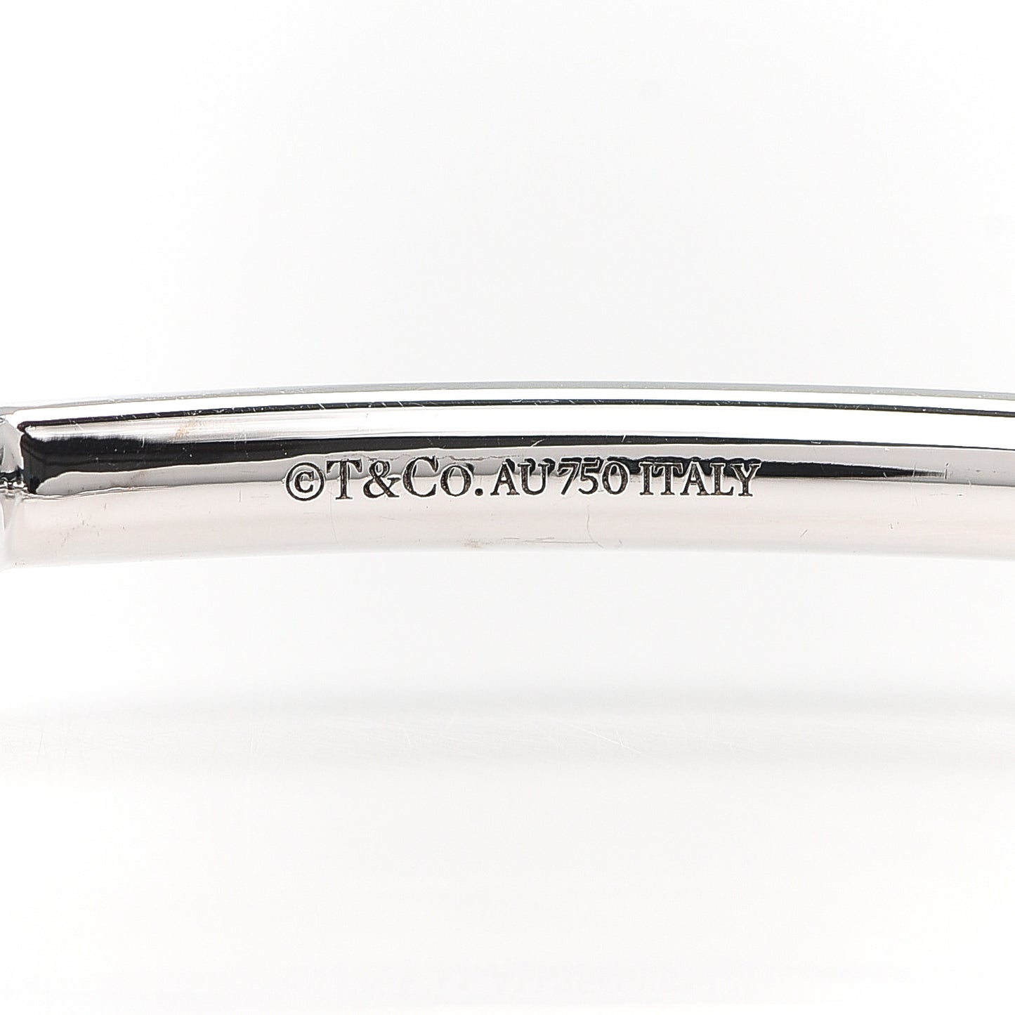 18K White Gold Diamond Double Infinity Cuff Bracelet