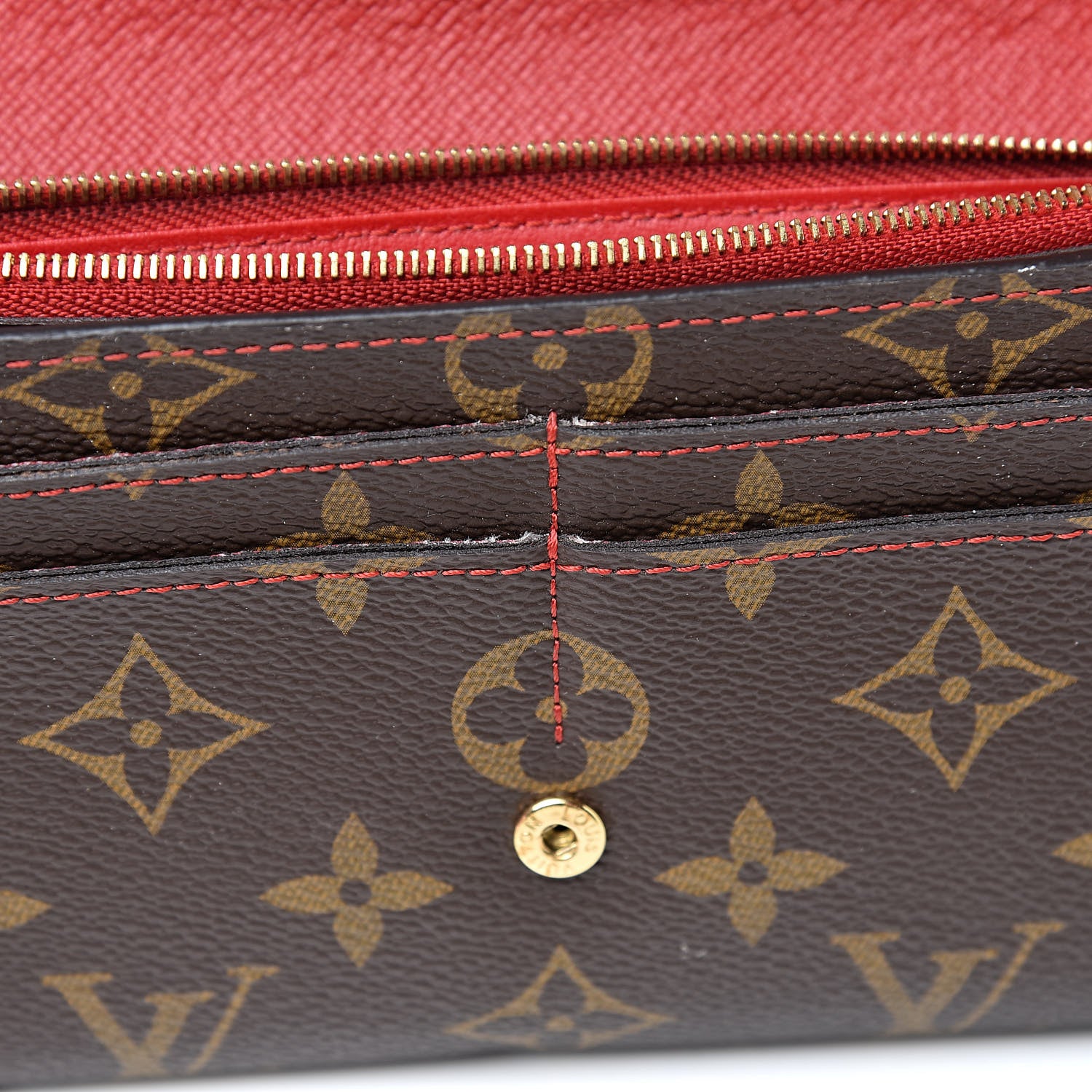 Louis Vuitton Monogram Sarah Retiro Wallet Cherry 9 of 14