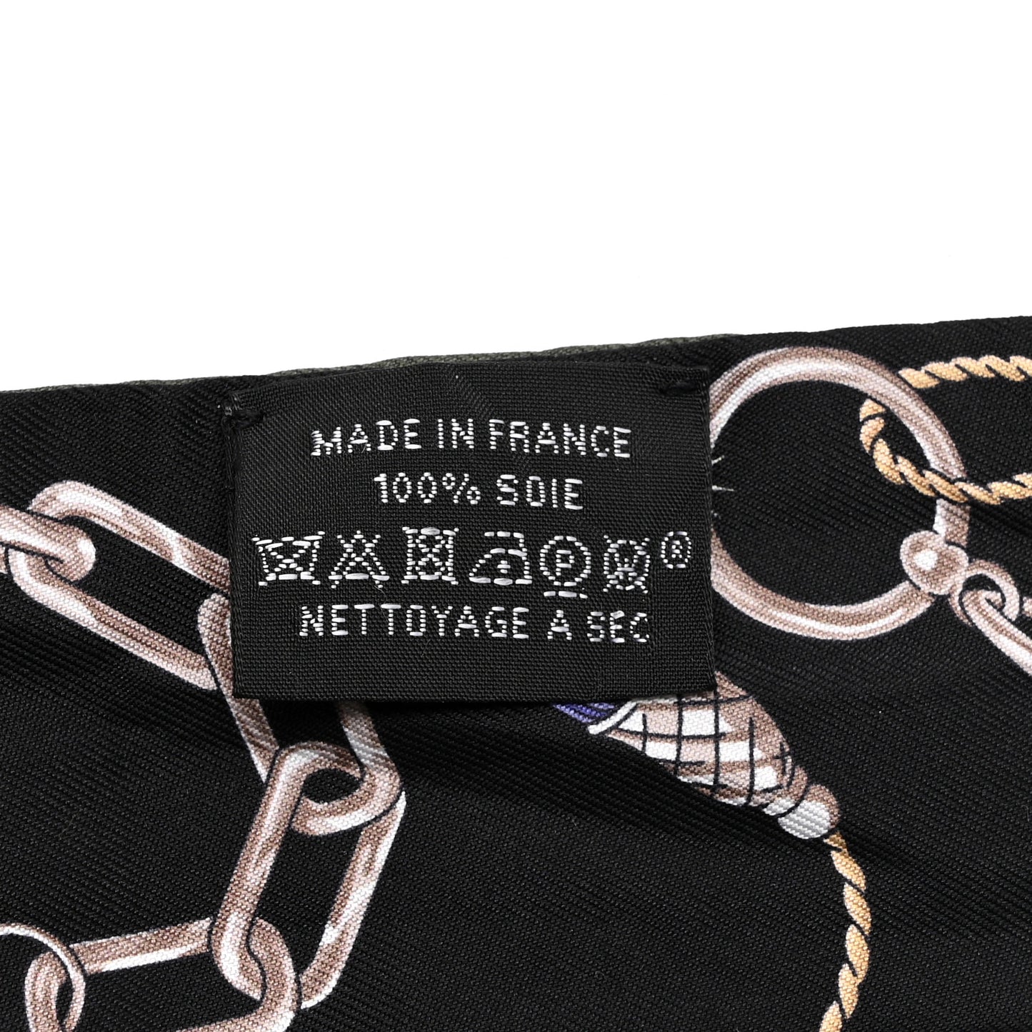 Silk C'est la Fete Twilly Kaki Fonce White Black