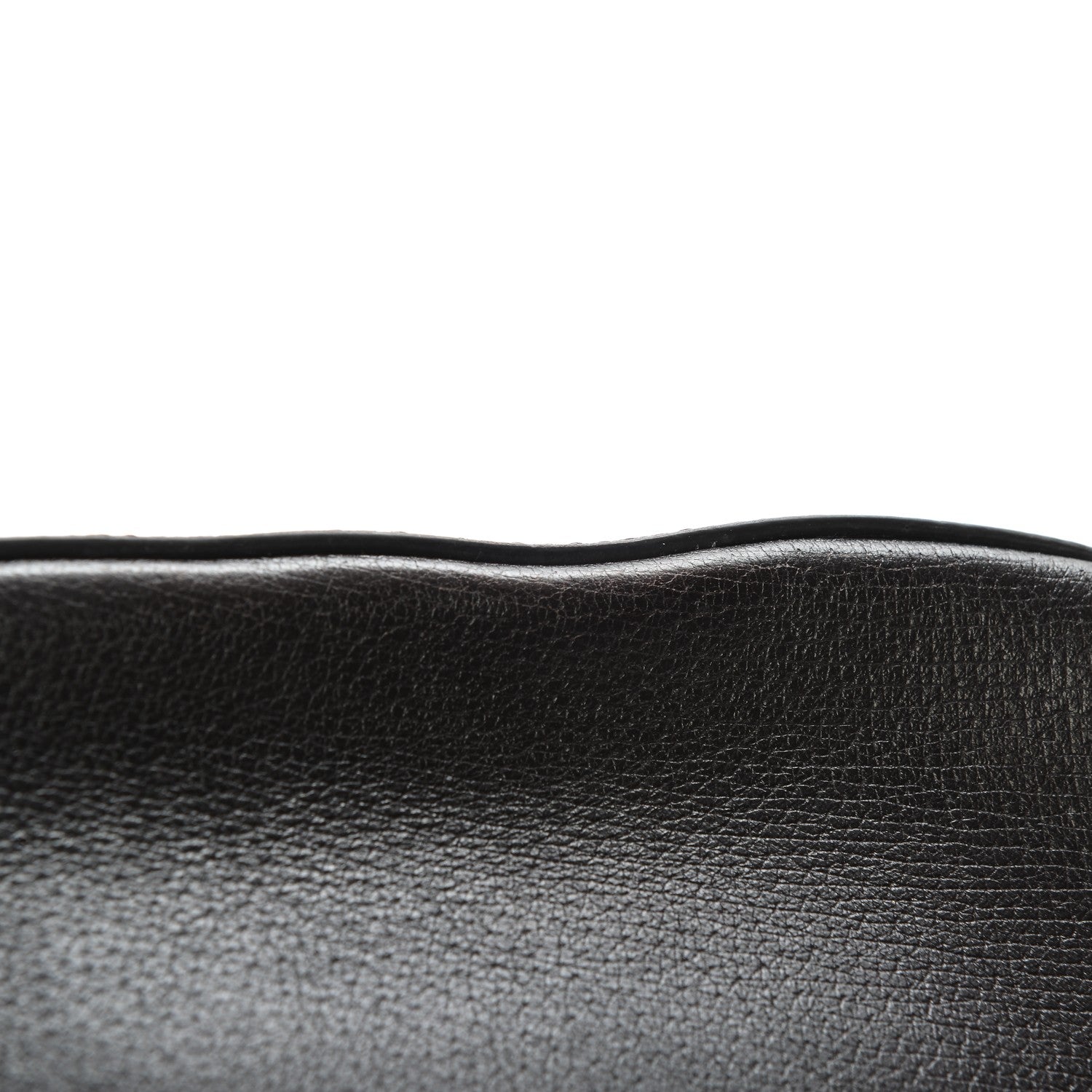 Gucci Textured Calfskin Web Small Webby Bee Shoulder Bag Brown Coffee 8 of 9