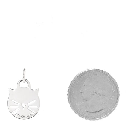 Tiffany Sterling Silver Return to Tiffany Cat Charm 2 of 3