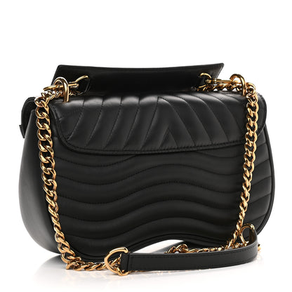 Louis Vuitton Calfskin New Wave Chain MM Black 3 of 8