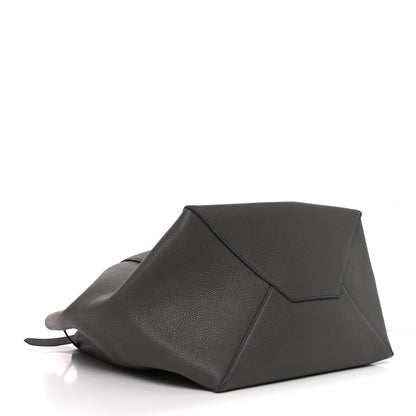 Celine Soft Grained Calfskin Medium Belt Cabas Phantom  Grey 6 of 17
