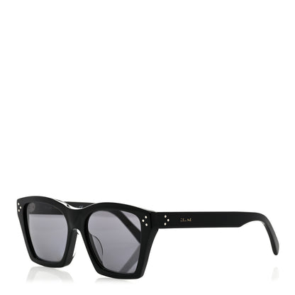 Celine Acetate Polarized Square Sunglasses CL40090F Black 1 of 7